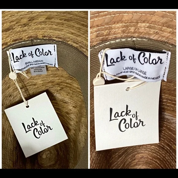 Lack of Color Western Wide Palma Palm Leaf Sun Protection Boho Beach Hat - Picture 4 of 5